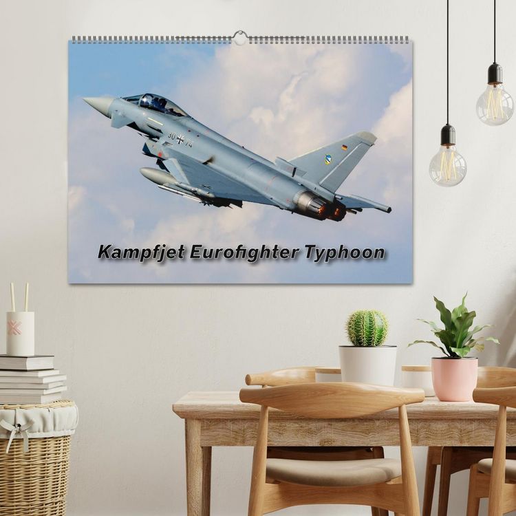 Produktbild: Kampfjet Eurofighter Typhoon (Wandkalender 2026 DIN A2 quer), CALVENDO Monatskalender