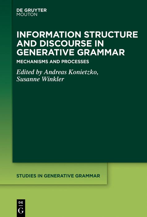 Produktbild: Information Structure and Discourse in Generative Grammar