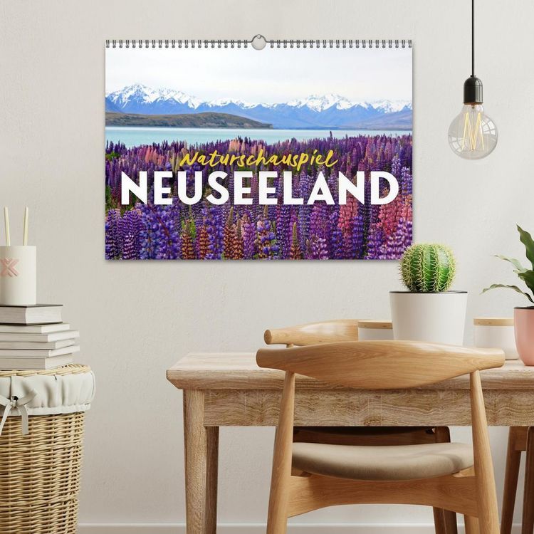 Produktbild: Naturschauspiel Neuseeland (Wandkalender 2027 DIN A3 quer), CALVENDO Monatskalender