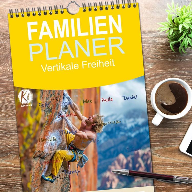 Produktbild: Familienplaner 2026 - Vertikale Freiheit mit 5 Spalten (Wandkalender, 21 x 45 cm) CALVENDO