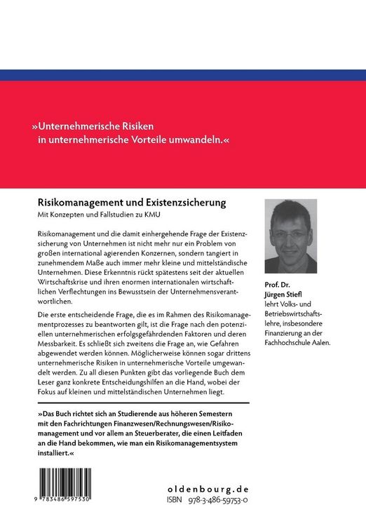Produktbild: Risikomanagement und Existenzsicherung