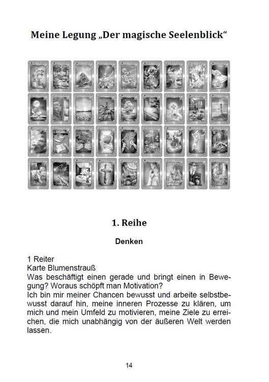 Produktbild: Der magische Seelenblick mit den Lenormandkarten