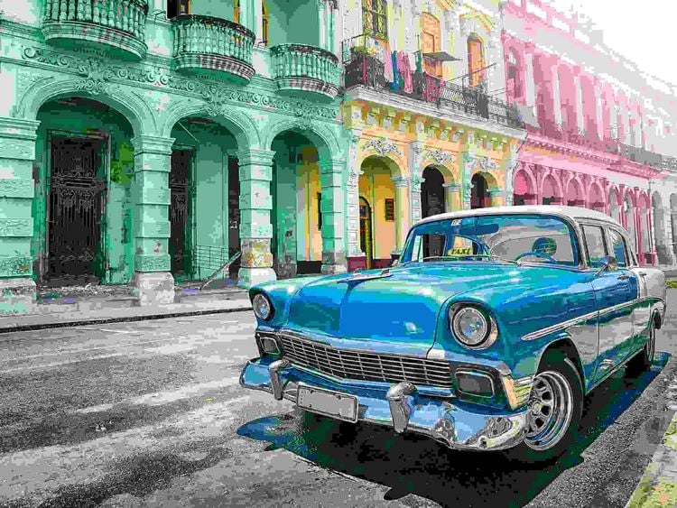 Produktbild: Erwachsenenpuzzle 1500 Teile - Cuba Cars