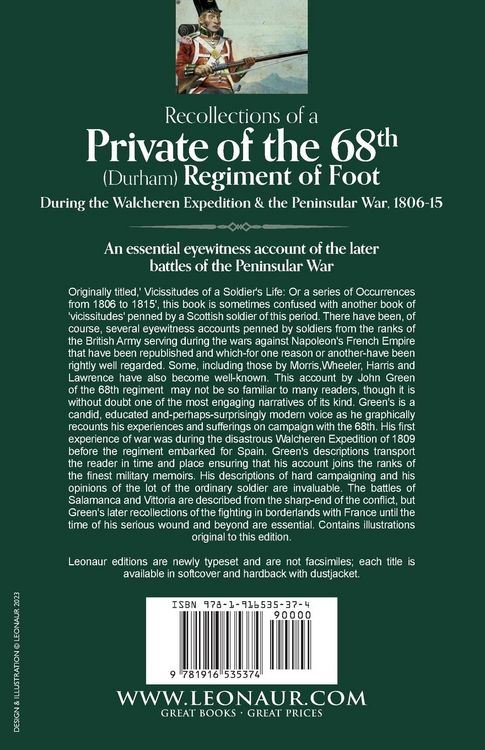 Produktbild: Recollections of a Private of the 68th (Durham) Regiment of Foot During the Walcheren Expedition and the Peninsular War, 1806-15