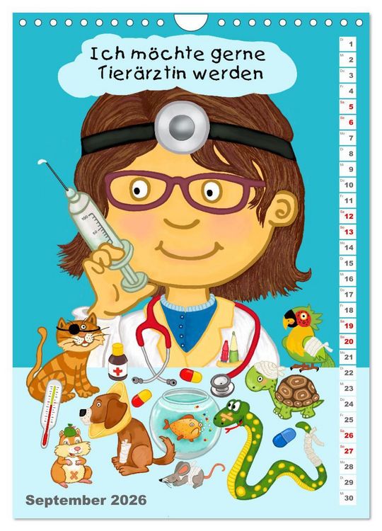 Produktbild: Mein Wunschberuf (Wandkalender 2026 DIN A4 hoch), CALVENDO Monatskalender