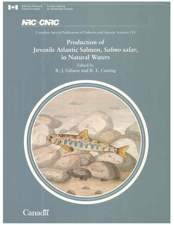 Produktbild: Production of Juvenile Atlantic Salmon, Salmo salar, in Natural Waters