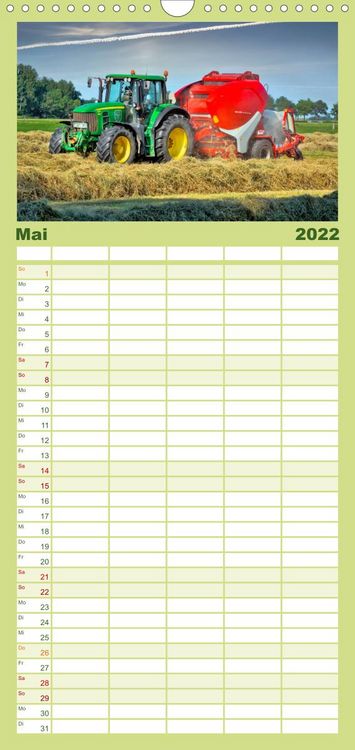 Produktbild: Familienplaner Landwirtschaft - die Zukunft ist digital (Wandkalender 2022 , 21 cm x 45 cm, hoch)