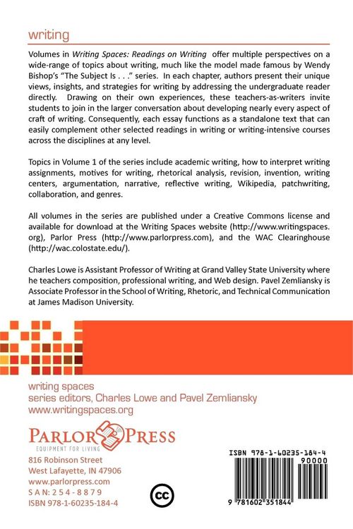 Produktbild: Writing Spaces