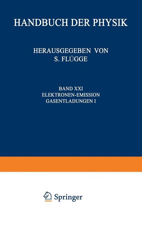 Produktbild: Electron-Emission Gas Discharges I / Elektronen-Emission Gasentladungen I