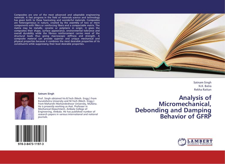 Produktbild: Analysis of Micromechanical, Debonding and Damping Behavior of GFRP