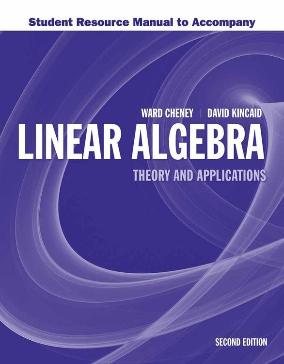 Produktbild: Cheney, W: Student Resource Manual to Accompany Linear Algeb