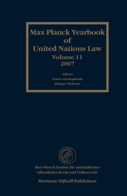 Produktbild: Max Planck Yearbook of United Nations Law, Volume 11 (2007)