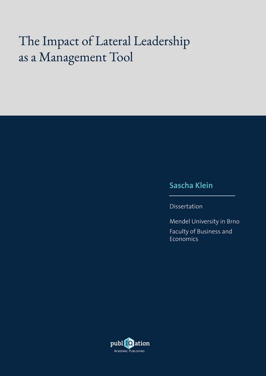 Produktbild: The Impact of Lateral Leadership as a Management Tool
