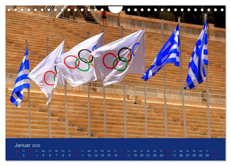 Produktbild: Athen - antik und modern (Wandkalender 2026 DIN A4 quer), CALVENDO Monatskalender
