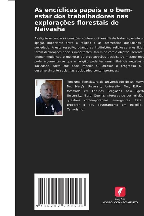 Produktbild: As enc&iacute;clicas papais e o bem-estar dos trabalhadores nas explora&ccedil;&otilde;es florestais de Naivasha