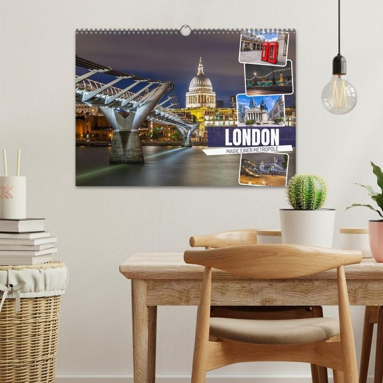 Produktbild: LONDON Magie einer Metropole (Wandkalender 2026 DIN A3 quer), CALVENDO Monatskalender