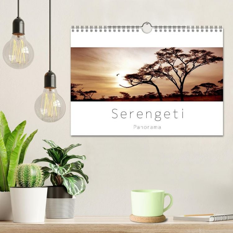 Produktbild: Serengeti Panorama (Wandkalender 2026 DIN A4 quer), CALVENDO Monatskalender