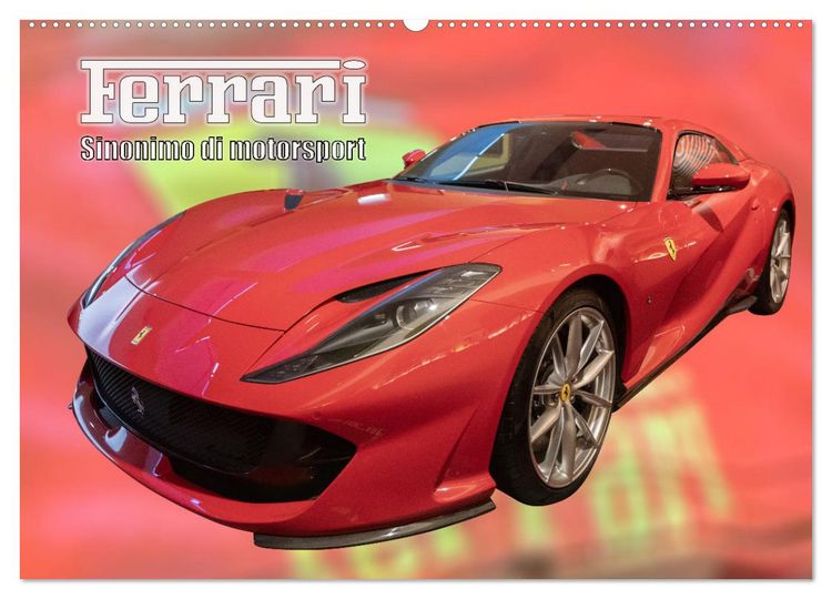 Produktbild: Ferrari - Synonym f&uuml;r Motorsport (Wandkalender 2026 DIN A2 quer), CALVENDO Monatskalender