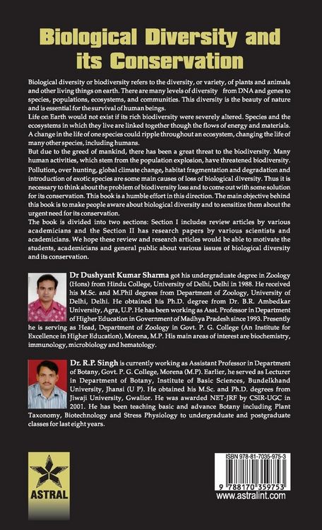 Produktbild: Biological Diversity and Its Conservation