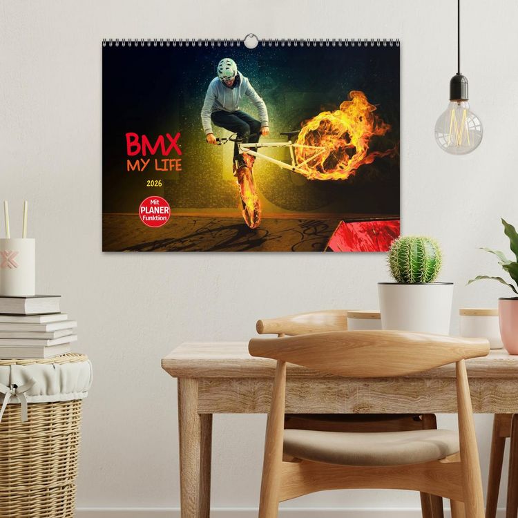 Produktbild: BMX My Life (Wandkalender 2026 DIN A3 quer), CALVENDO Monatskalender