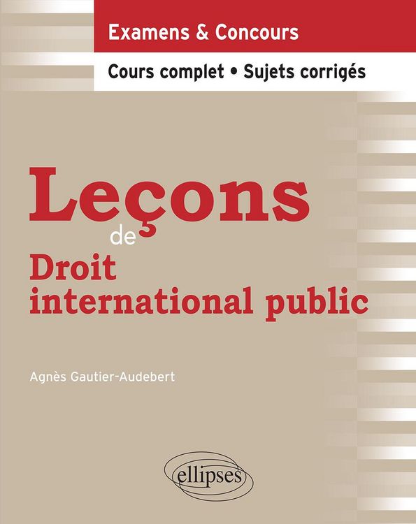 Produktbild: Le&ccedil;ons de Droit international public