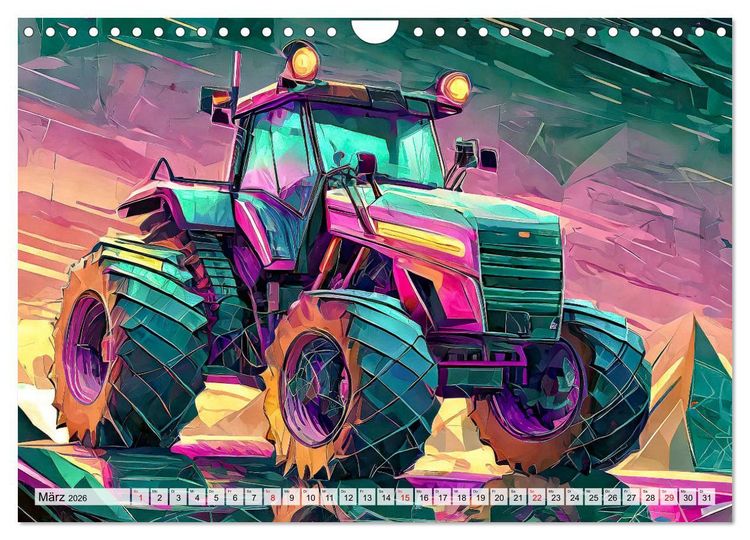 Produktbild: Motoren-Panorama (Wandkalender 2026 DIN A4 quer), CALVENDO Monatskalender