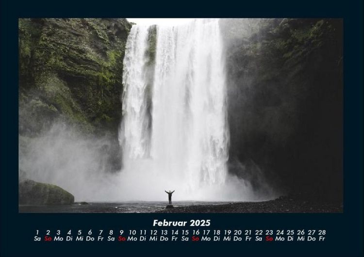 Produktbild: Wasserf&auml;lle 2025 Fotokalender DIN A4
