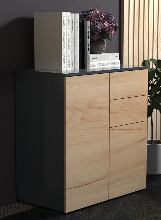 Produktbild: Holz Kommode Sideboard Anrichte Dalosa 4 Schublade