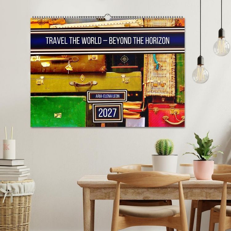 Produktbild: Travel the World &ndash; Beyond the Horizon (Wall Calendar 2027 DIN A2 landscape), CALVENDO 12 Month Wall Calendar