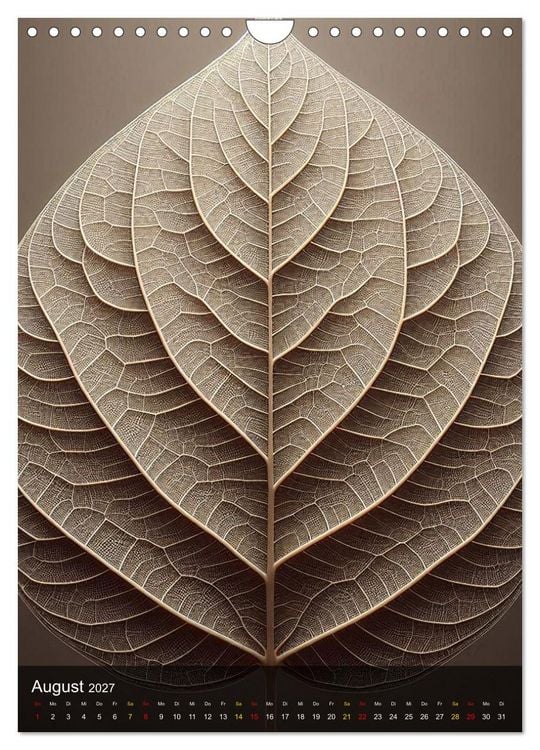 Produktbild: Geometrie der Natur &ndash; Formen, Muster, Strukturen (Wandkalender 2027 DIN A4 hoch), CALVENDO Monatskalender