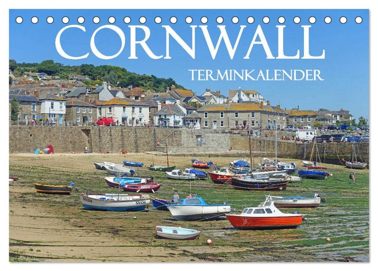 Produktbild: Cornwall. Terminkalender (Tischkalender 2026 DIN A5 quer), CALVENDO Monatskalender
