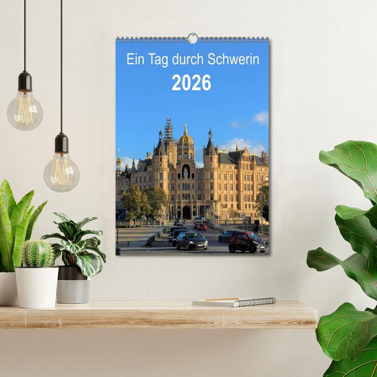 Produktbild: Ein Tag durch Schwerin (Wandkalender 2026 DIN A3 hoch), CALVENDO Monatskalender