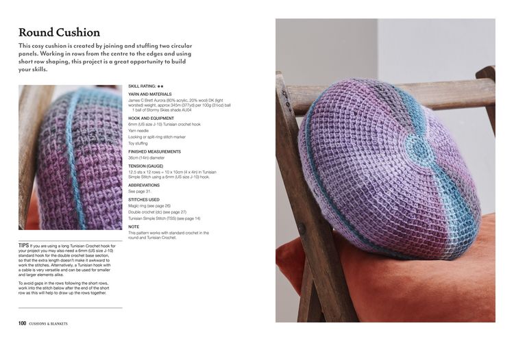Produktbild: Tunisian Crochet for Beginners: 30 easy projects to make