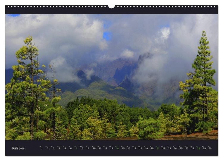 Produktbild: wildes La Palma (Wandkalender 2026 DIN A2 quer), CALVENDO Monatskalender