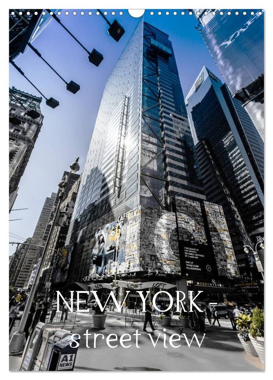 Produktbild: NEW YORK &ndash; street view (Wandkalender 2026 DIN A3 hoch), CALVENDO Monatskalender