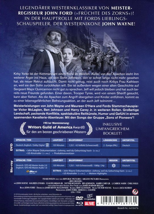 Produktbild: Rio Grande - Limited Edition Mediabook (+ DVD)