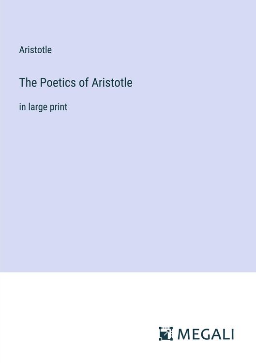 Produktbild: The Poetics of Aristotle