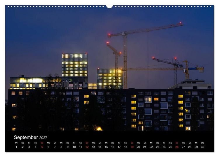 Produktbild: Baustellen (Wandkalender 2027 DIN A2 quer), CALVENDO Monatskalender