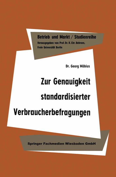 Produktbild: Zur Genauigkeit standardisierter Verbraucherbefragungen