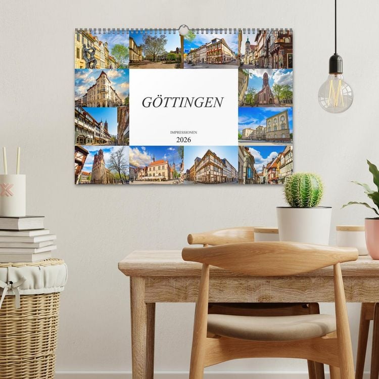 Produktbild: G&ouml;ttingen Impressionen (Wandkalender 2026 DIN A3 quer), CALVENDO Monatskalender