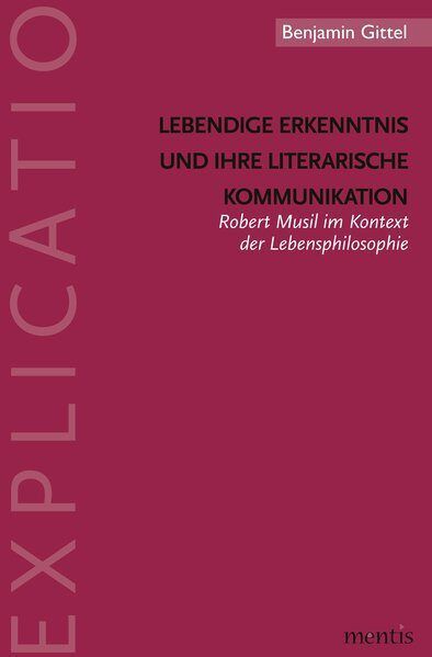 Produktbild: Lebendige Erkenntnis und ihre literarische Kommunikation