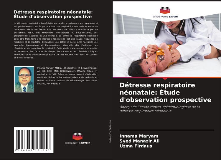 Produktbild: D&eacute;tresse respiratoire n&eacute;onatale: &Eacute;tude d'observation prospective