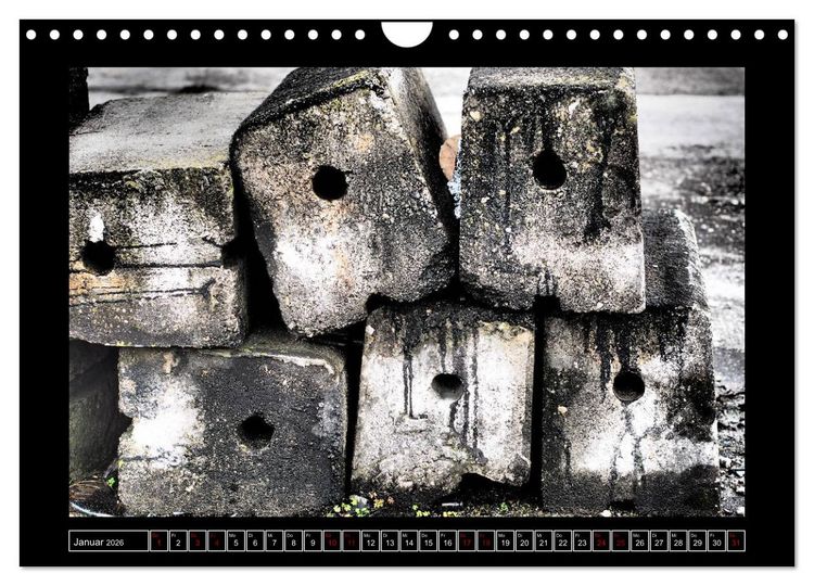 Produktbild: Fotokalender Industrial Art (Wandkalender 2026 DIN A4 quer), CALVENDO Monatskalender