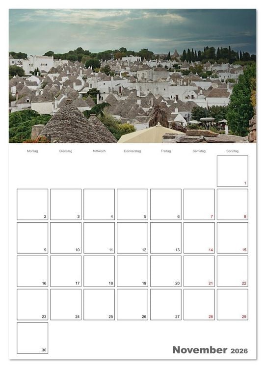 Produktbild: Faszinierendes Apulien (Wandkalender 2026 DIN A3 hoch), CALVENDO Monatskalender