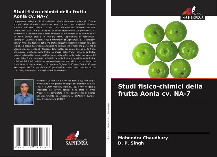 Produktbild: Studi fisico-chimici della frutta Aonla cv. NA-7