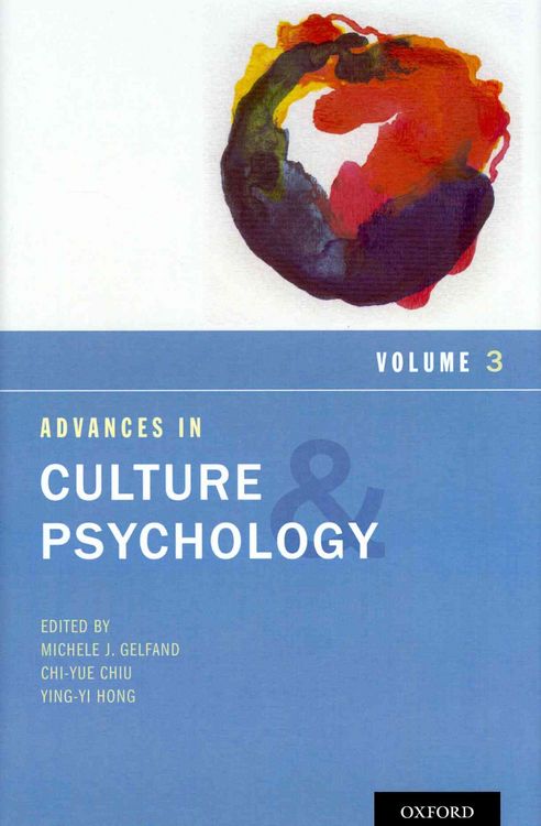Produktbild: Advances in Culture and Psychology