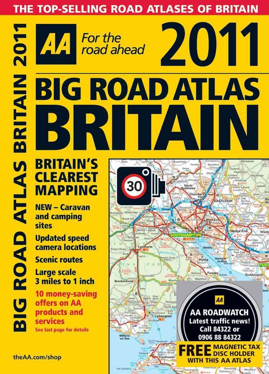 Produktbild: Aa Big Road Atlas Britain 2011