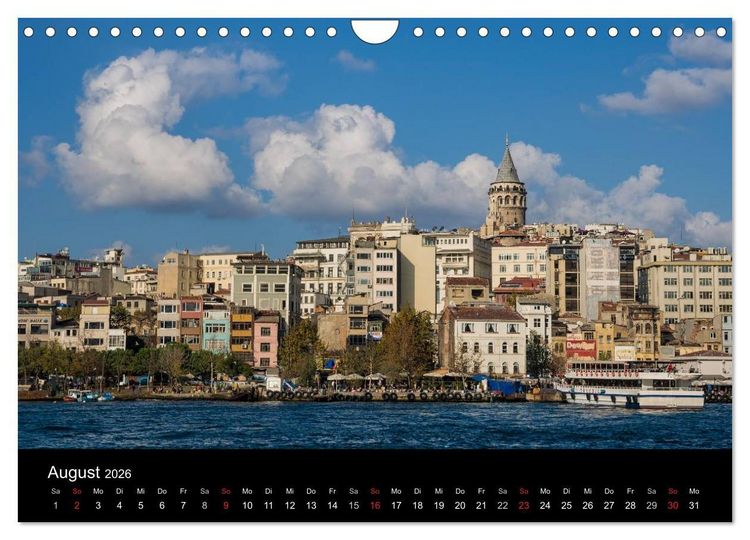 Produktbild: Unterwegs in Istanbul (Wandkalender 2026 DIN A4 quer), CALVENDO Monatskalender