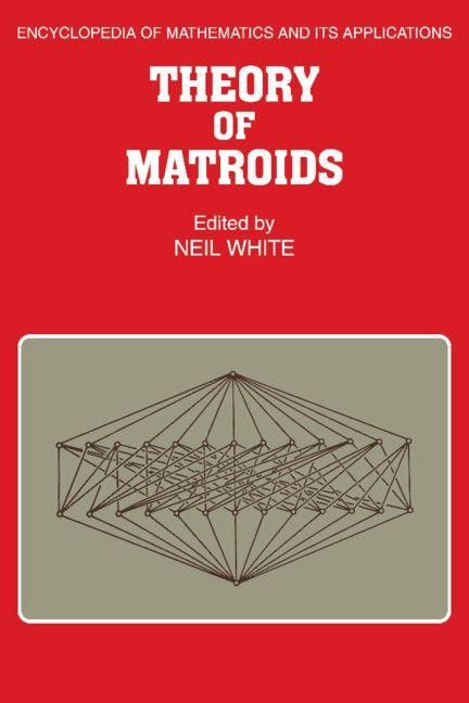 Produktbild: Theory of Matroids