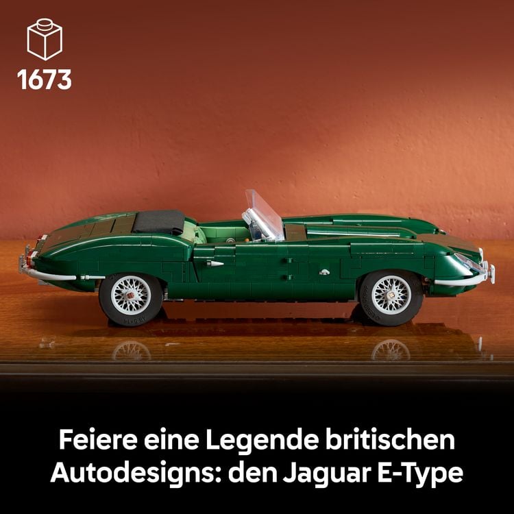 Produktbild: LEGO Icons Jaguar E-Type Modellauto f&uuml;r Erwachsene 11381